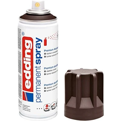 Afbeelding van Edding 5200 Permanent Spray Premium Acrylverf Chocoladebruin Mat Ral 8017