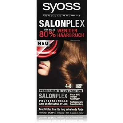 Afbeelding van Syoss 3 stuks haarverf 4 8 chocolade (3 x 115 ml)