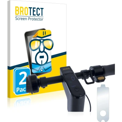 Afbeelding van BROTECT Screenprotector voor Segway Ninebot KickScooter MAX G30 Folie Beschermfolie transparant (2 Stuks)