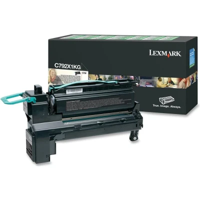 Afbeelding van Lexmark C792X1KG Toner Zwart Extra hoge capaciteit