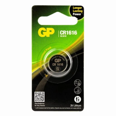 Afbeelding van Gp Lithium Knoopcel Cr1616