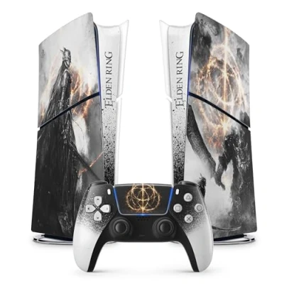 Afbeelding van PS5 Circle of Elden sticker voor Playstation 5, console en controller, slanke editie, Malenia Skin (1 controller)