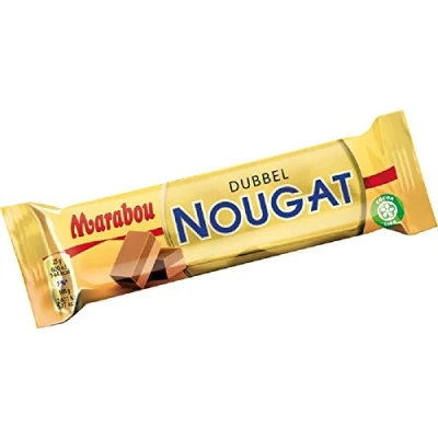 Afbeelding van 4 repen x 50 g Marabou Dubbel Nougat (Double Nougat), origineel, Zweeds, melkchocolade