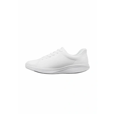 Afbeelding van MBT SF 4000 herenschoenen, anatomische comfortabele sportschoenen, fysiologische schoenen, comfort en stabiliteit, met wipzool, Wit, 42,5 EU, 42.5 EU