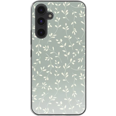 Afbeelding van imoshion hoesje Geschikt voor Samsung Galaxy A54 (5G) Design Smoke Green Flowers