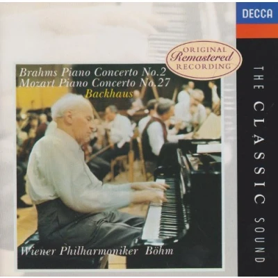 Afbeelding van Brahms: Piano Concerto No. 2; Mozart: 27, K.595