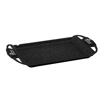 Afbeelding van Pradel Excellence 52402M Plancha &quot;Façon Steen&quot; in leer Afmetingen: 48 x 28 cm