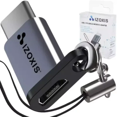 Afbeelding van Izoxis USB C naar micro B 2.0 adapter