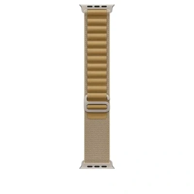 Afbeelding van Apple Watch 49mm Alpine Loop M Natural Titanium Finish Tan