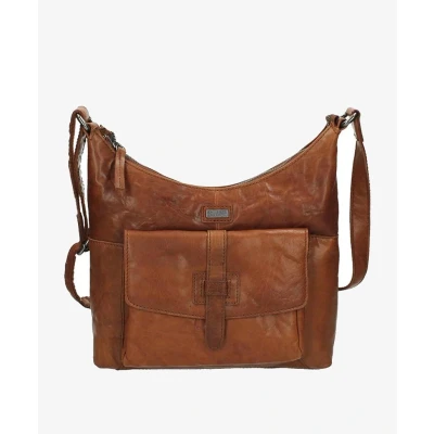 Afbeelding van Spikes &amp; Sparrow Crossbodytas Bronco Cognac / camel one size