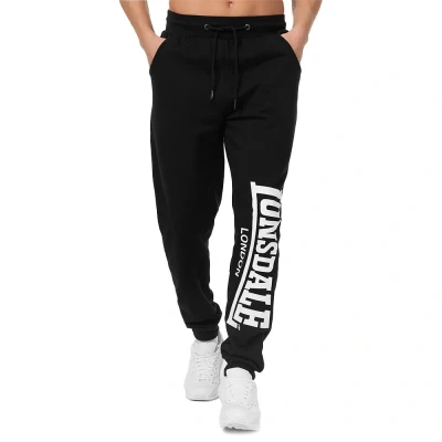 Afbeelding van Lonsdale London Joggingbroek Logo Groot Zwart Maat: M