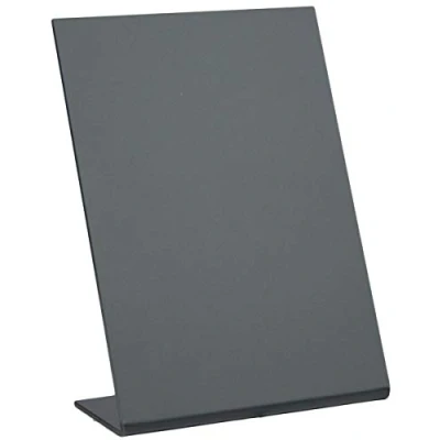 Afbeelding van Tafelkrijtbord Securit, Acryl, Zwart, A6 (set van 3)