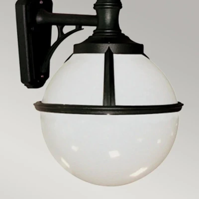 Afbeelding van Elstead Lighting LED Wand Buitenlamp Glenbeigh 1X E27 Max 60W IP44 Dimbaar Black