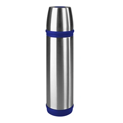 Image de EMSA 502472 CAPTAIN BOUTEILLE ISOTHERME BASIC INOX / BLEU 0,5 L