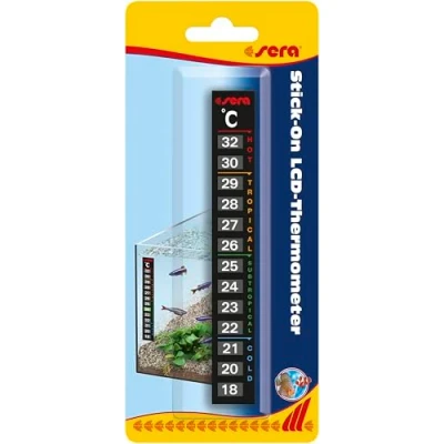 Afbeelding van sera digitale thermometer: thermometer om op te plakken, bijzonder aantrekkelijk voor aquaria, terraria en andere toepassingen.