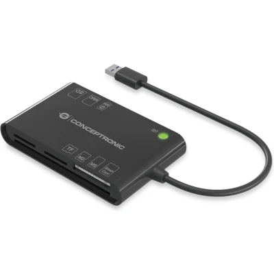 Afbeelding van Conceptronic BIAN01B smart card reader Binnen USB 3.2 Gen 1 (3.1 1) Zwart