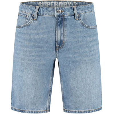 Afbeelding van Superdry Jeansshort, Heren, Maat: 36, Fairfield light blue