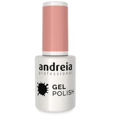Image de Andreia Vernis Gel Semi Permanent pour Lampe UV/LED à Ongles Couleur Intense Tenue 4 Semaines French Manucure 220 Nude Nuances de Rose 10 ml