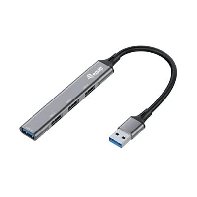 Afbeelding van Equip 128960 USB 3.2 Gen 1 hub 4 poorten Zwart, Grijs