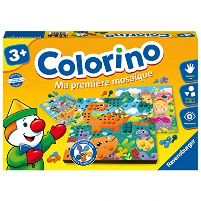 Image de Jeu éducatif Ravensburger Colorino Ma première mosaïque