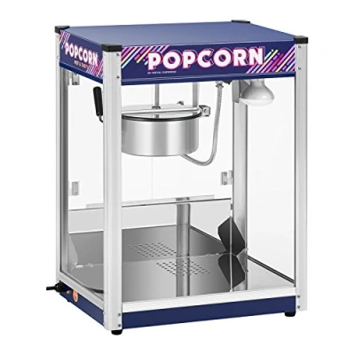 Afbeelding van Royal Catering Popcorn Machine blauw 8 ons