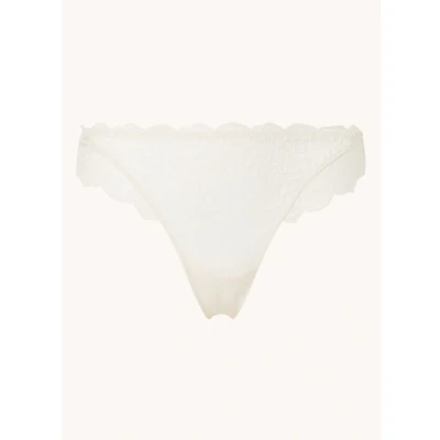 Afbeelding van Simone Pérèle dames Reve tanga van kant in de kleur Lichtroze, maat: 42