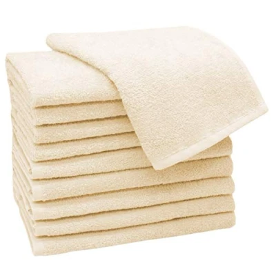 Afbeelding van ZOLLNER 10 gastendoekjes, 30 x 50 cm, 100% katoen, 400 g/m², beige