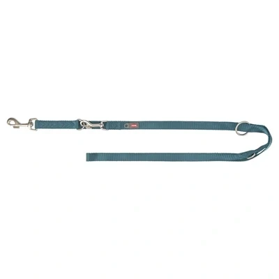 Afbeelding van Trixie hondenriem premium verstelbaar petrol blauw 200x1,5 cm