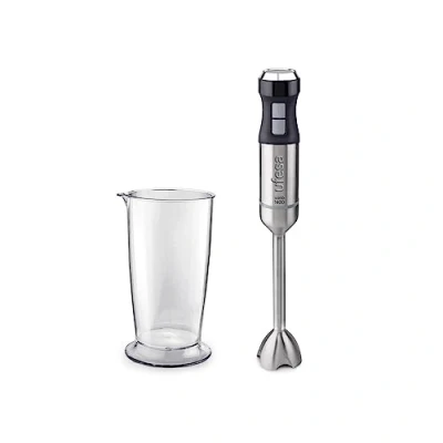 Afbeelding van Ufesa BP4750 Vario 1400 Titanium XL, Staafmixer, Handblender, 1400W vermogen, 20 Snelheden+Turbo functie, 4 messen, Ergonomisch en spatbschermingsontwerp, Incl. Maatbeker, BPA vrij