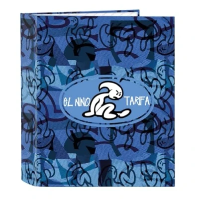 Afbeelding van Ringmap El Niño Roller Blauw Zwart A4 27 x 33 6 cm