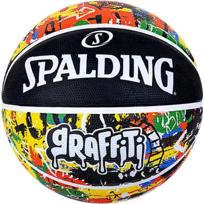 Afbeelding van Spalding Graffiti (Size 7) Basketbal Heren Zwart / Multicolor Maat: 7