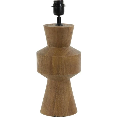 Afbeelding van Light&amp;living Lampvoet Ø17x44 cm GREGOR hout mat bruin