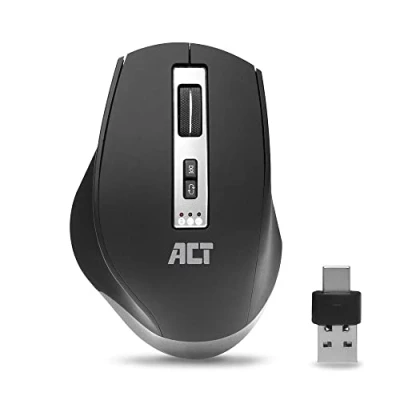 Afbeelding van ACT AC5145 Draadloze Muis Multi Connect 600 2400 dpi Zwart