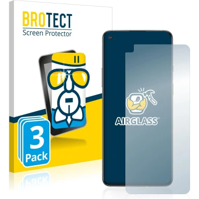 Afbeelding van BROTECT Screenprotector voor OnePlus 8T Folie Beschermfolie Beschermglas transparant (3 Stuks)