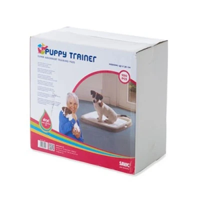Afbeelding van Savic Puppy Trainer Pads Medium 45x30 cm 100 stuks