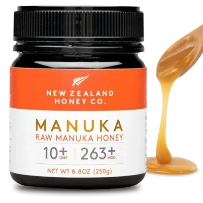 Image de Miel de Manuka MGO 263+ / UMF 10+ New Zealand Honey Co. Actif et brut Fabriqué en Nouvelle Zélande 250g