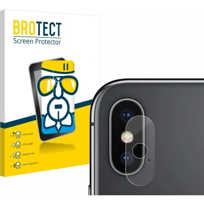 Afbeelding van BROTECT AirGlass kogelwerende glasfolie (1 Stuk, Apple iPhone X), Smartphone beschermfolie, Transparant