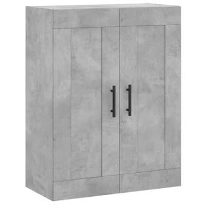 Image de vidaXL Armoire murale gris béton 69,5x34x90 cm bois d&#039;ingénierie830392