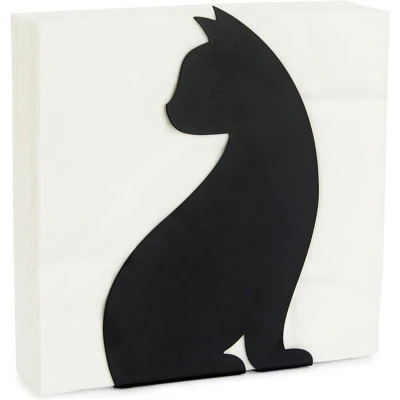 Afbeelding van Balvi Servethouder Feline zwart