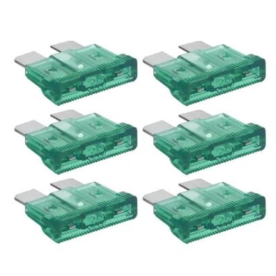 Afbeelding van Pro Plus Steekzekeringen Standaard 30 Ampère Groen 6 stuks