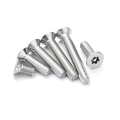 Afbeelding van BOZONLI Schroeven van roestvrij staal M3, platte kopschroef, torx bouten, verzonken kop, M3 x 18 mm, 50 stuks