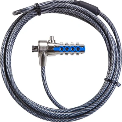 Afbeelding van Targus Defcon Cable Lock PA410E Beveiligingskabel