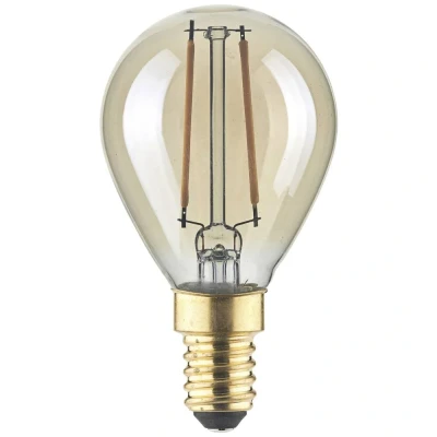 Afbeelding van LightMe LM85054 LED lamp E14 Kogel 4.5 W Barnsteen (Ø x l) 45 mm 80 1 stuk(s)