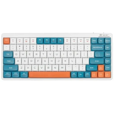 Afbeelding van Tracer FINA 84 Outemu Red Switch Biało Niebieska