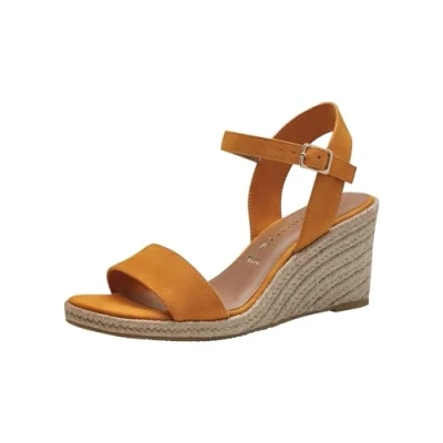 Afbeelding van Tamaris Espadrilles, Dames, Maat: 41, Mango Textiel