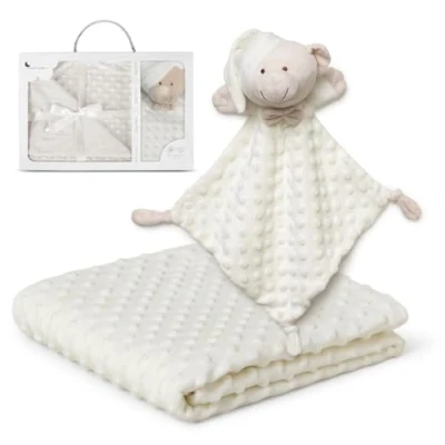 Afbeelding van Interbaby Coraline bubbeldeken 80 x 110 cm + knuffeldier model 28 17 PD001 05