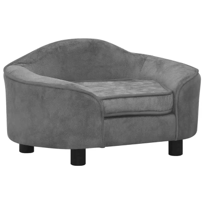 Afbeelding van Hondenbank 67X47X36 Cm Pluche Grijs