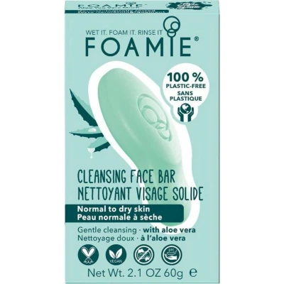 Afbeelding van Foamie Face Bar Aloe You Vera Much 80gr Haibu by Kapperskorting.com