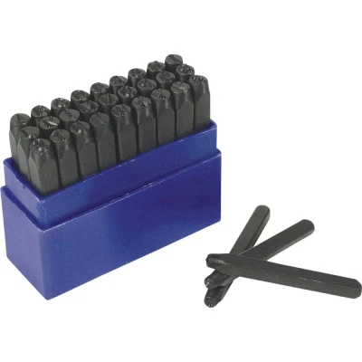 Afbeelding van Brüder Mannesmann M 244 06 27 delig Slagletterset Lettergrootte: 6 mm