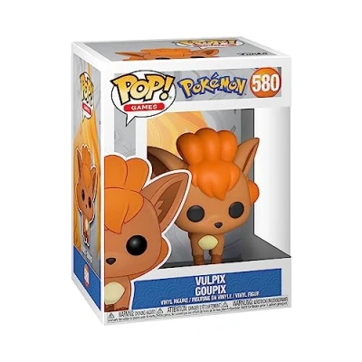 Afbeelding van Funko Pop! Games: Pokemon Vulpix Goupix Vinyl figuur om te verzamelen Cadeau idee Officiële producten Speelgoed voor kinderen en volwassenen Video Games Fans